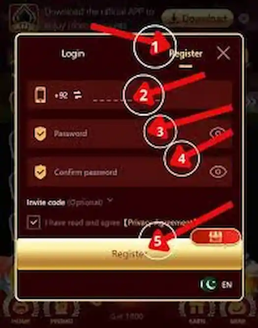 y71 game register