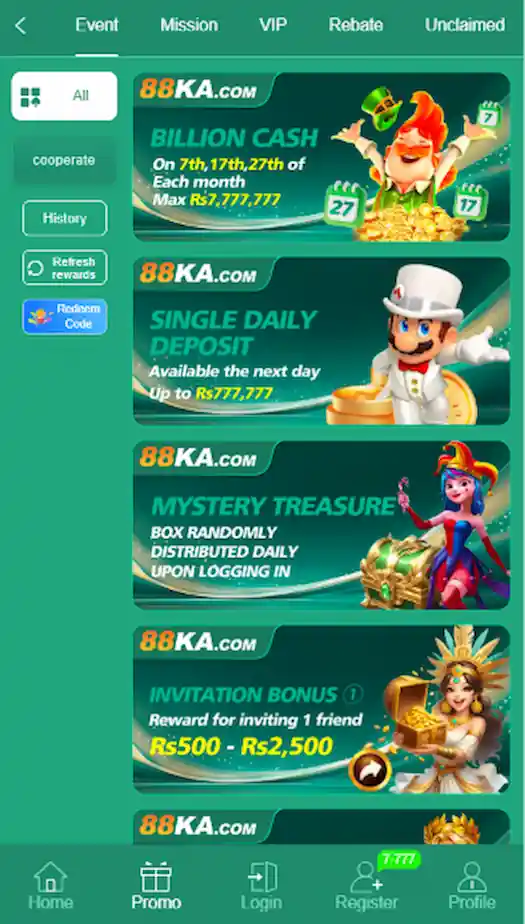 88ka Game bonus
