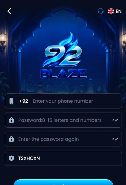922blaze game register