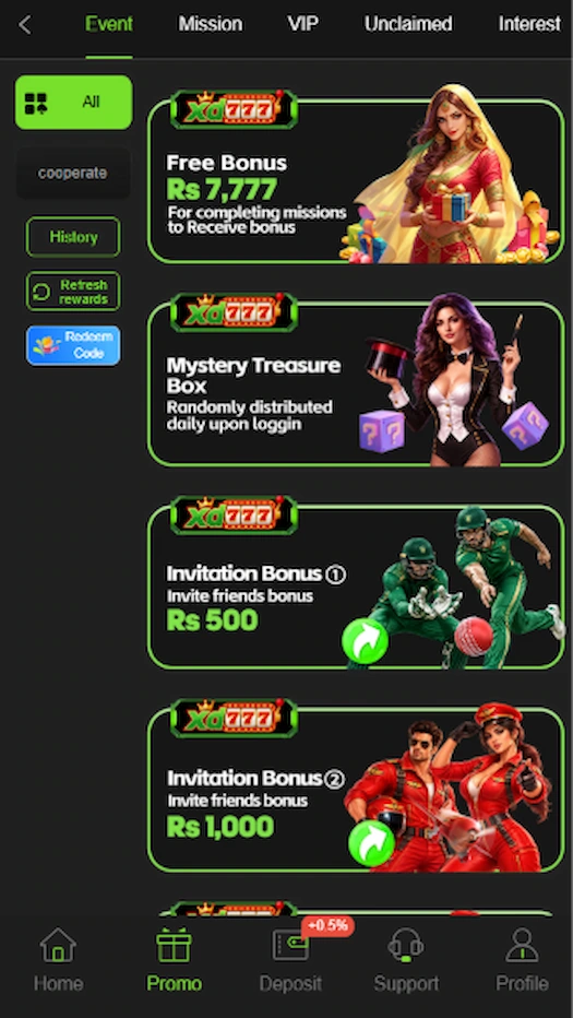 xd777 game bonus